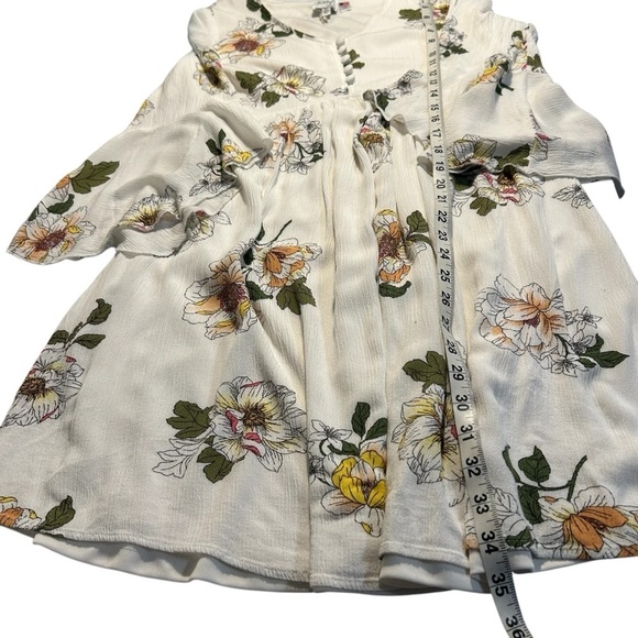 Jody California Midi Floral Dress Sz Lrg - Picture 7 of 14